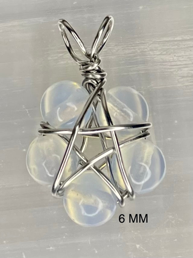 Pentagram/Fairy Star Flower Pendants