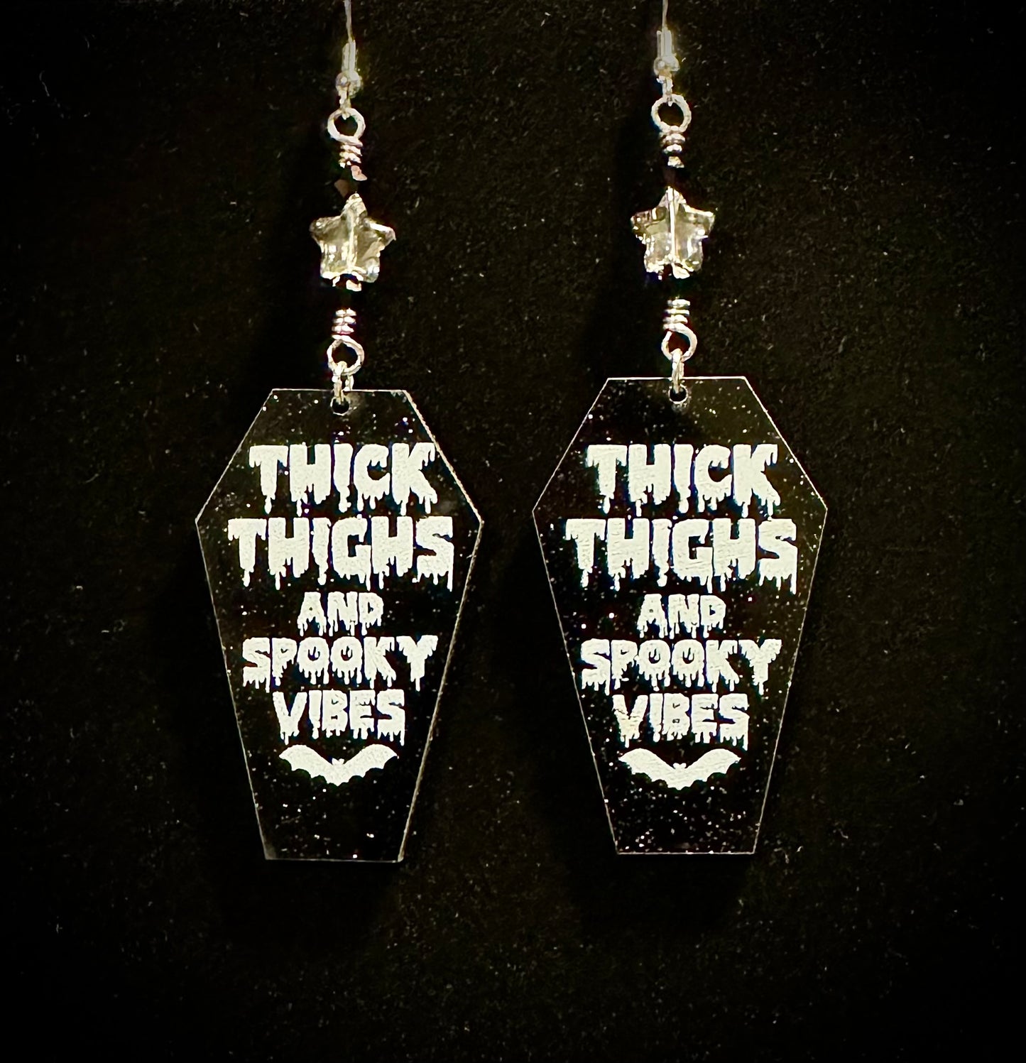 Gothic Coffin Earrings