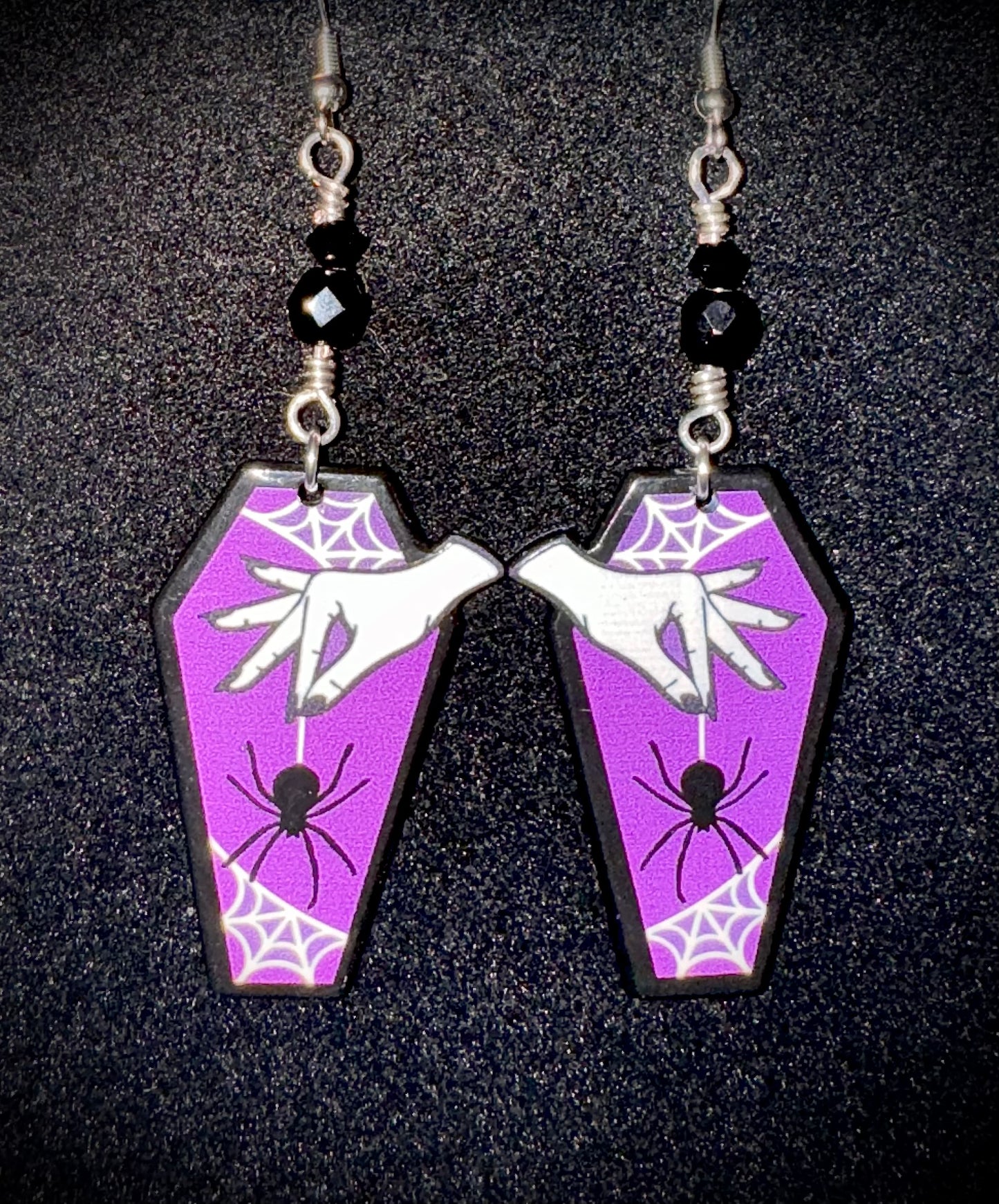 Gothic Coffin Earrings