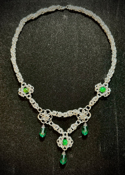 ‘Absinthe’ Chainmaille Necklace
