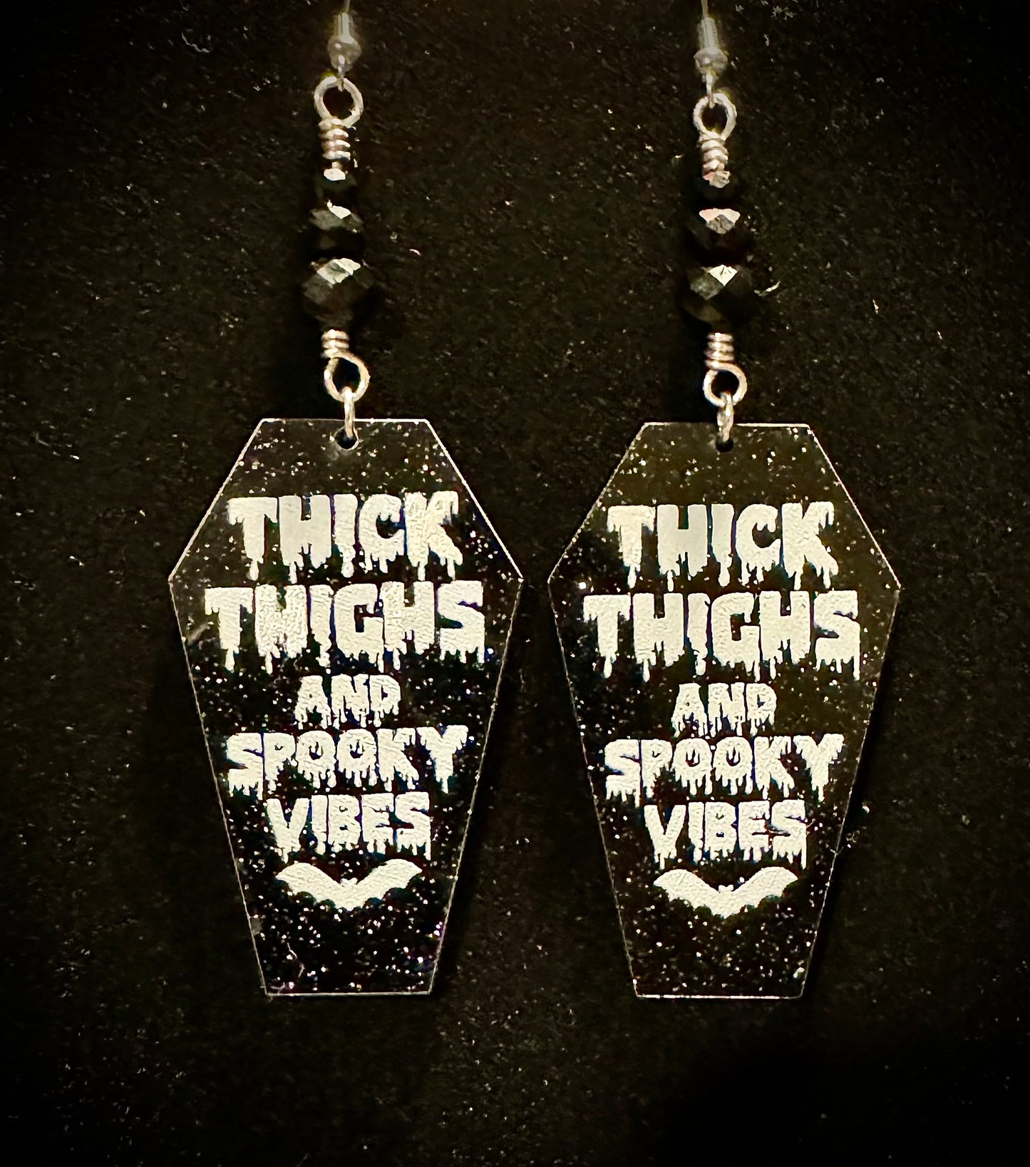 Gothic Coffin Earrings