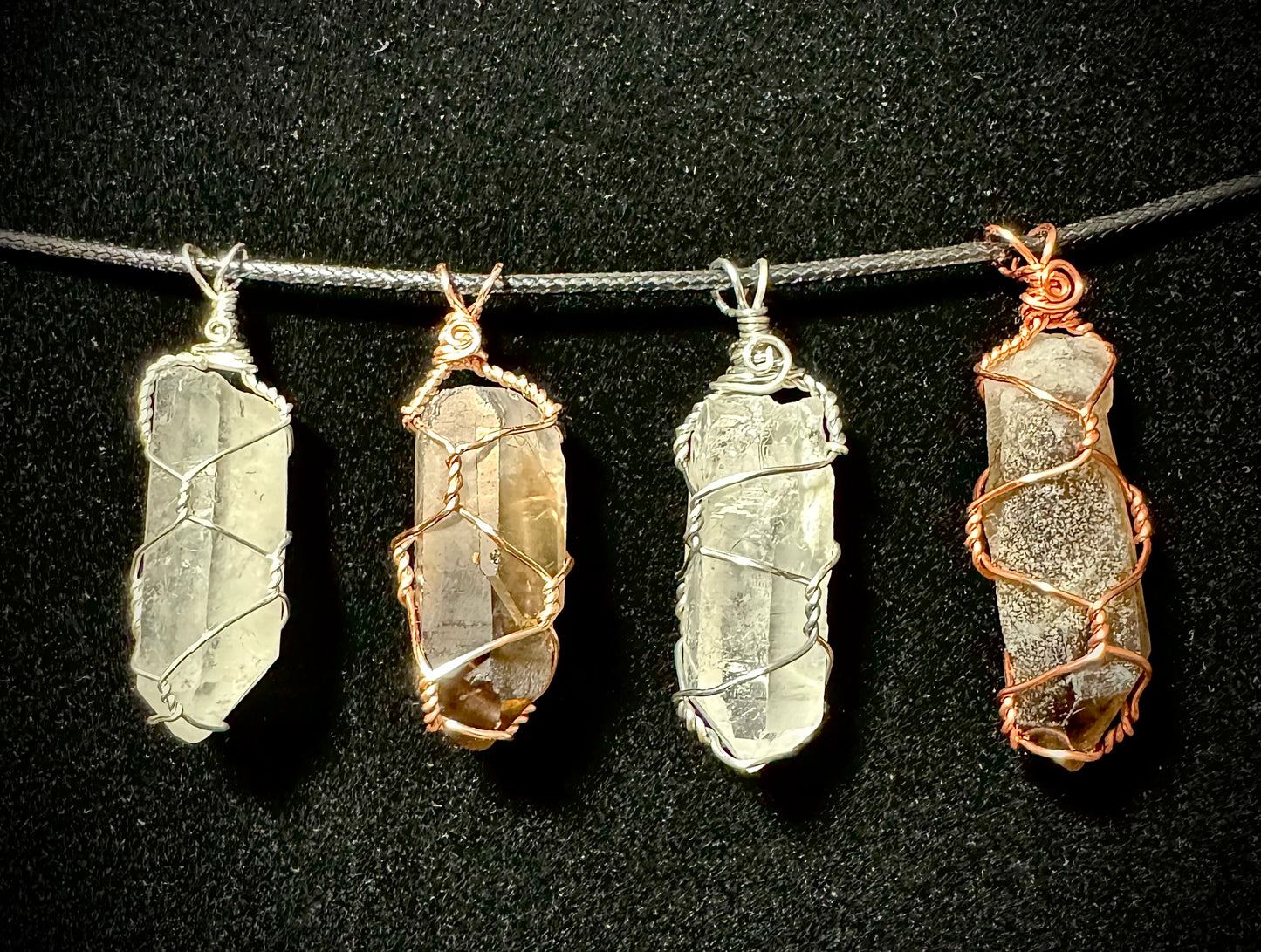 Wire Wrapped Crystals & Stones