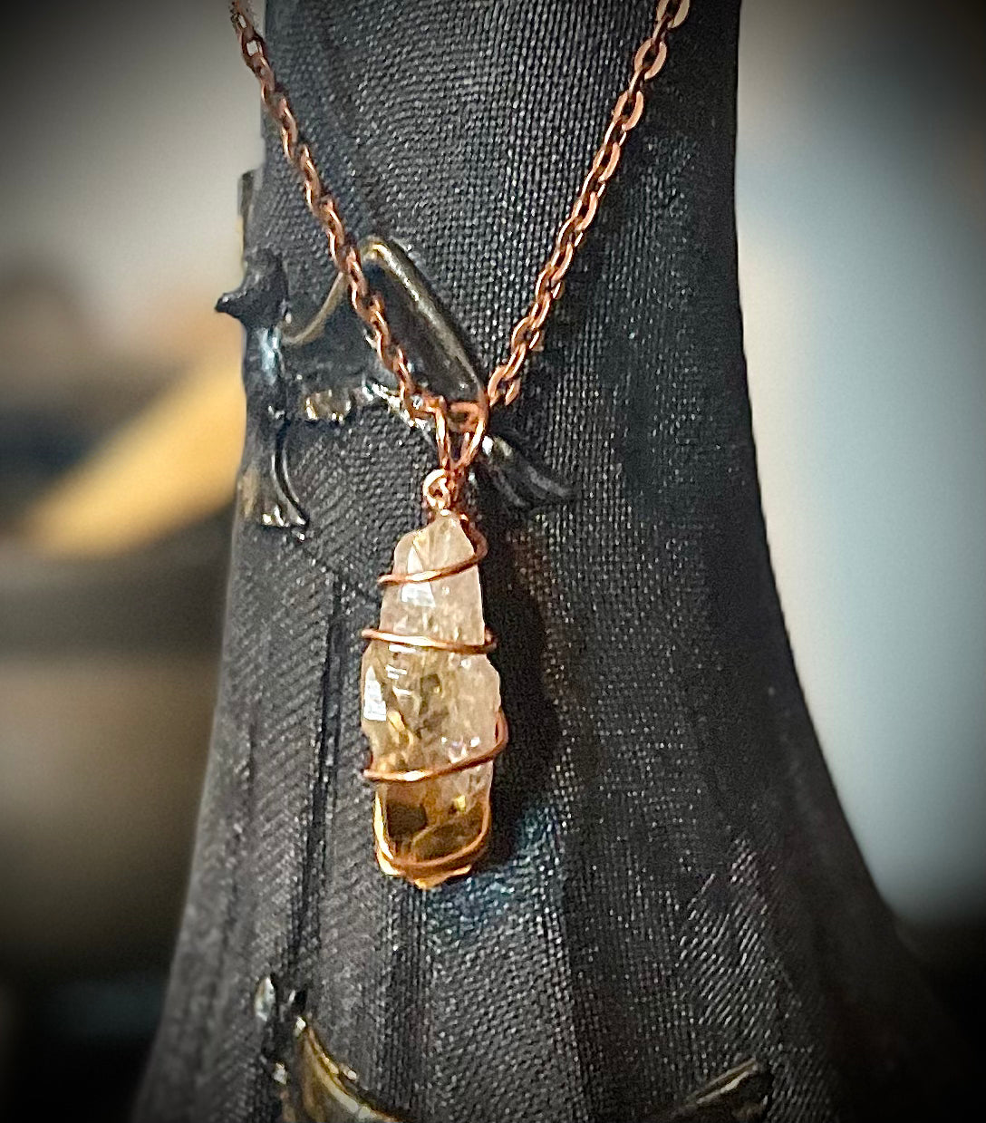 Wire Wrapped Crystals & Stones